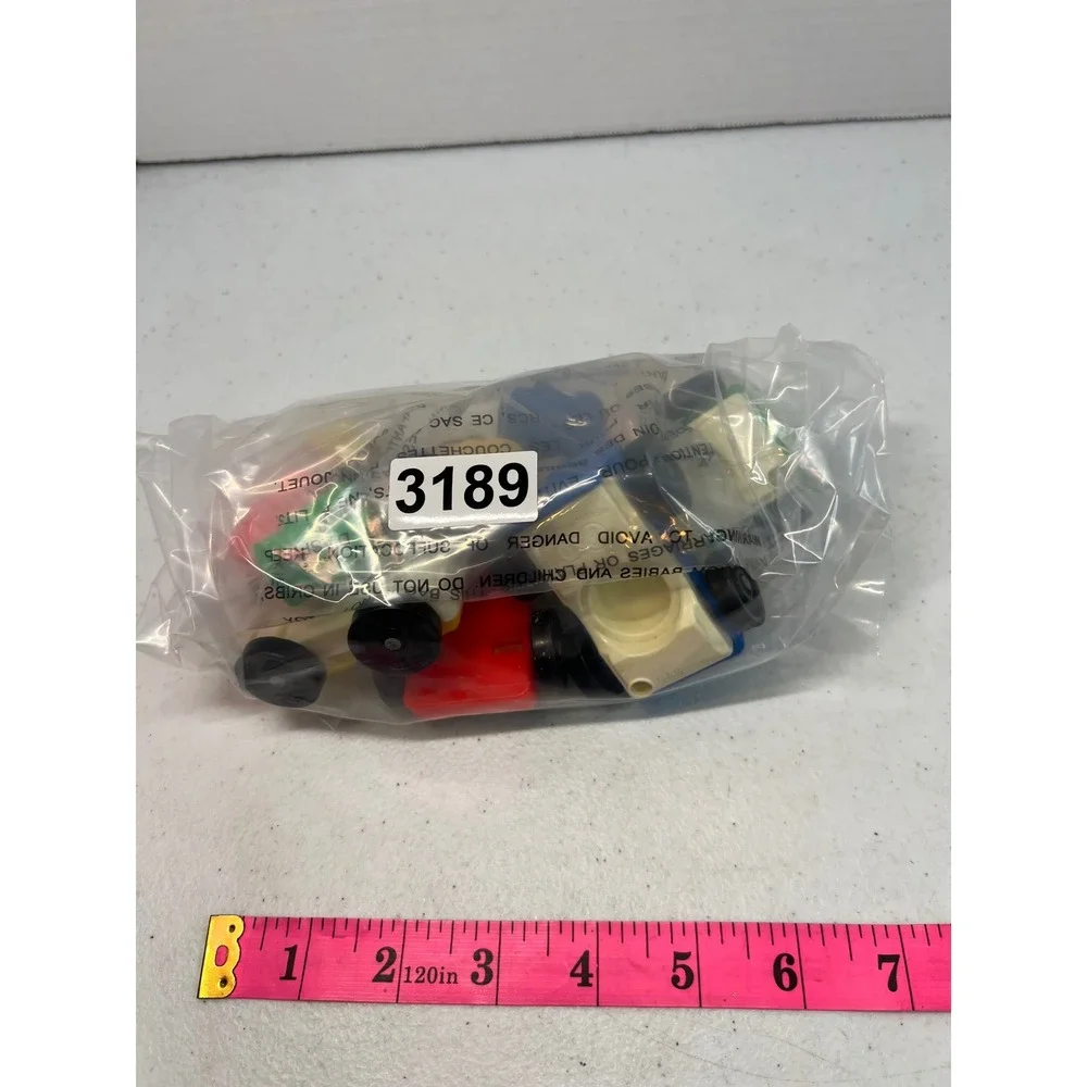 Vintage Fisher Price Little People Cars and Figures Set Red Yellow Green Blue